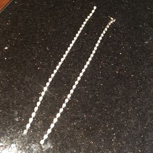Long Rhinestone Earrings